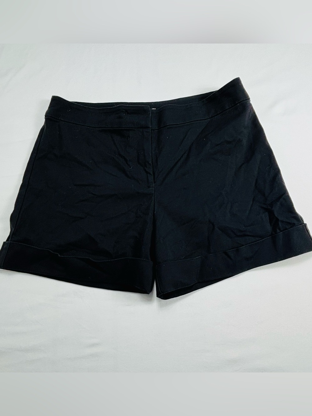 Gibson Latimer Black High-Waist Tailored Shorts